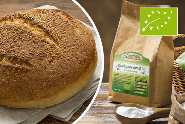 Organic multigrain bread mix