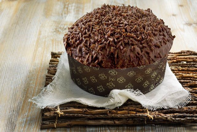 Panettone with choccolate